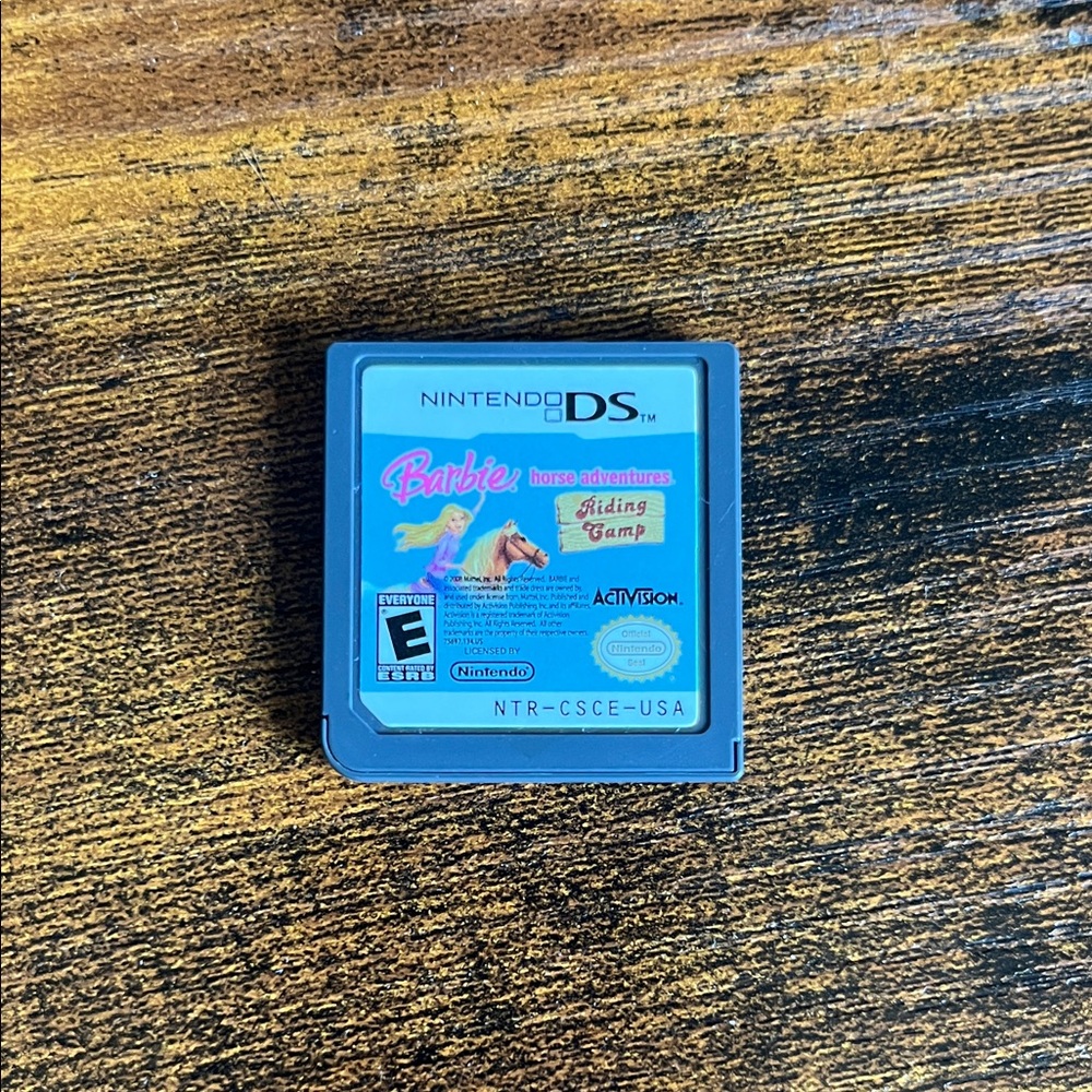 Nintendo DS Barbie Horse Adventures Riding Camp Game Card